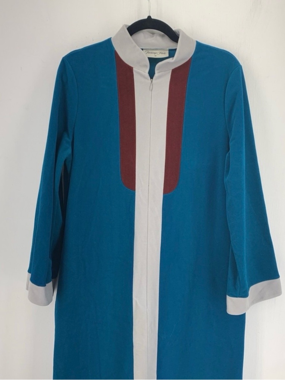 Vintage Vanity Fair Womens 14 Full Length Robe House Coat Pockets USA READ - Picture 2 of 5